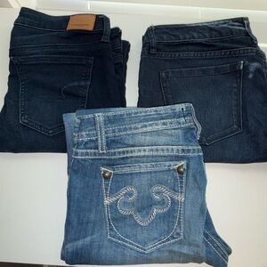 American Eagle banana express and banana republic jeans